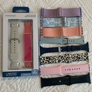 Insignia Women's Watch Band Set - Pink, Blue, Black